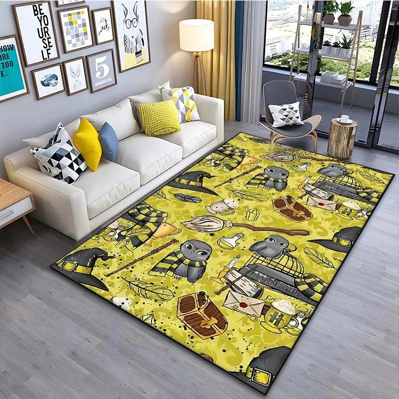 Funny Magic Pattern Carpet Soft Floor Rug for Kids Living Room Bedroom Sofa Doormat Decoration Non-slip Washable Large Size Mat