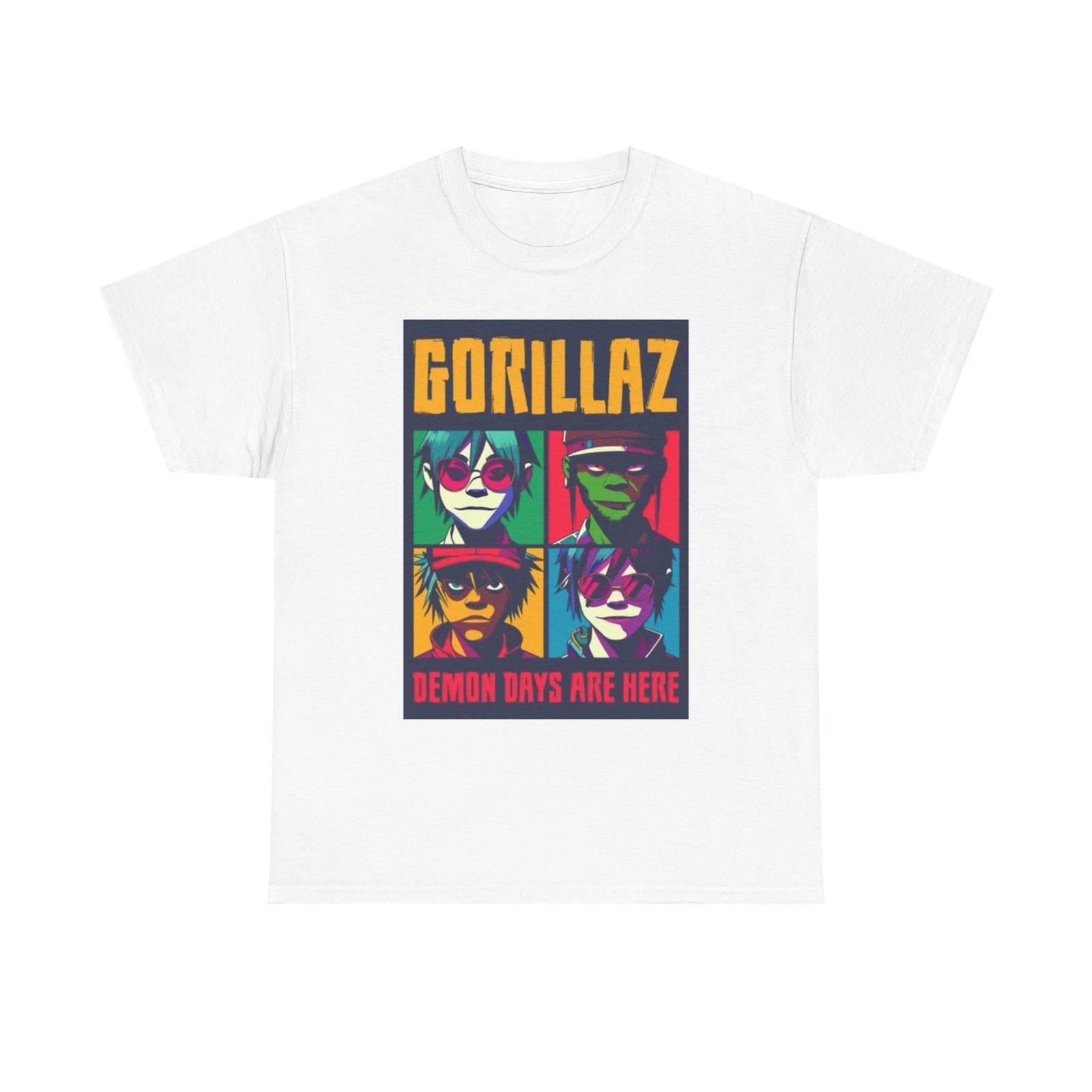 Men s and Women s T-shirts Gorillaz Graphic XXXXL