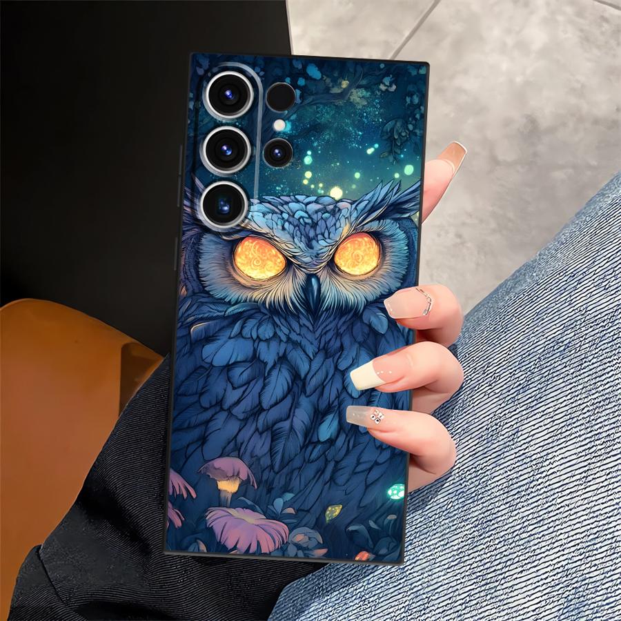 

Fantasy Owl Case for Samsung Galaxy S26 Ultra S25 Plus S20 Ultra S23 S24 Note 20 8 9 10 S21 FE S10 S9 Funda Phone Cover Galaxy S9