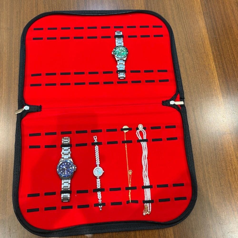 20 Slot Watch Travel Case Pouch Multi-function Watch Storage Bag  Exhibition