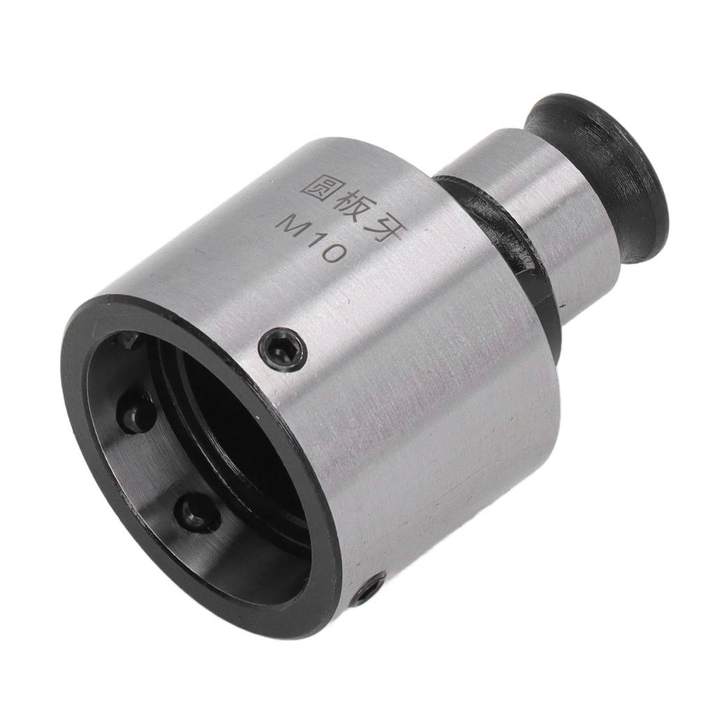 Thread Die Tapping Chuck Carbon Steel Blackening Finish High Hardness Round Die Collet for Male