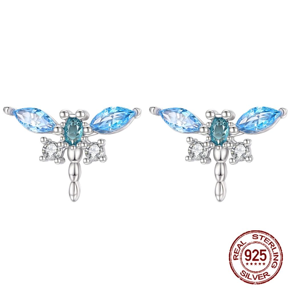 100% Copper Owl Flower Pendant Golden Earrings For Women Sparkling Zircon Luxury Wedding Engagement Jewelry Gift