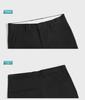 Men's Black Slim-Fit Nine-Point Casual Pants - Korean Style for Spring and Summer