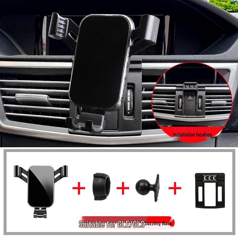 Phone Holder with Wireless Charging for 10-13 Beijing Benz E-Class Navigation