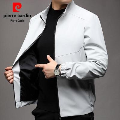 Pierre Cardin Men's Stand-up Collar Casual Jacket