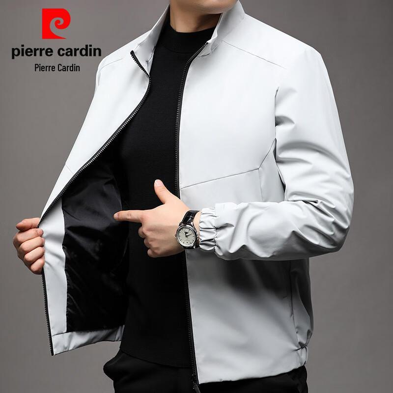 

Pierre Cardin Men s Stand Collar Casual Jacket S 165/88A