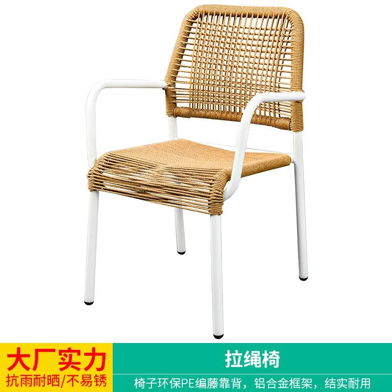 T28-Balcony Three-Piece Set Leisure Outdoor Outdoor Small Tea Table Balcony Table-Chair Set