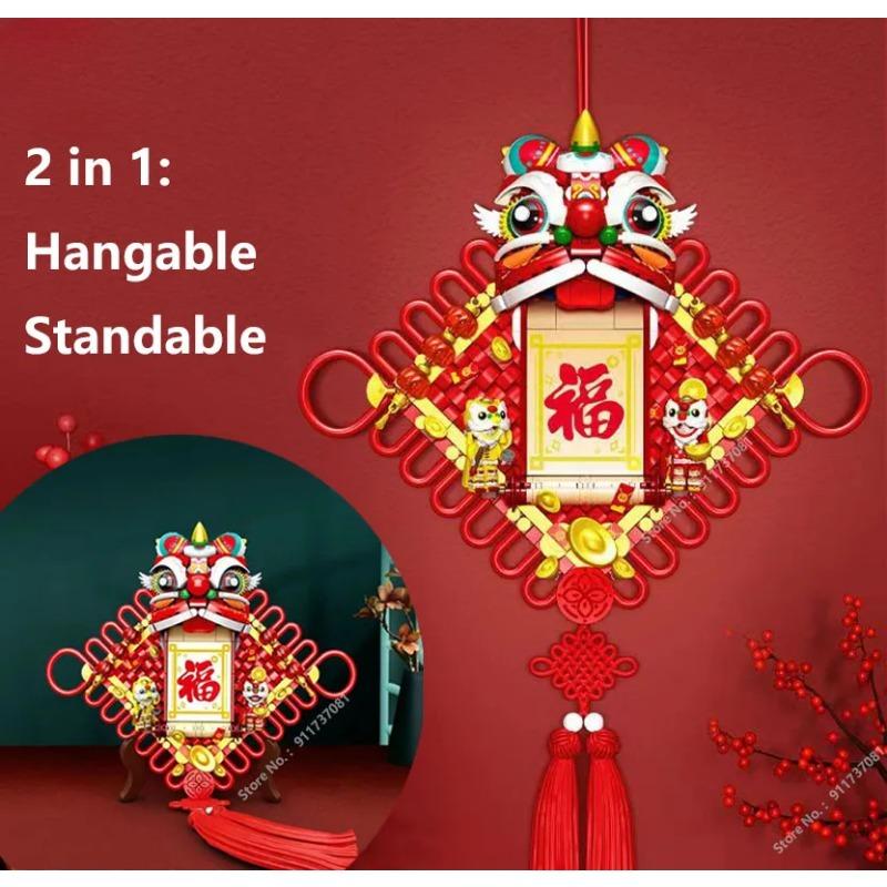 

Букет световая музыкальная шкатулка строительный блок китайское украшение для весеннего фестиваля цветы апельсиновое дерево подарок на Новый год