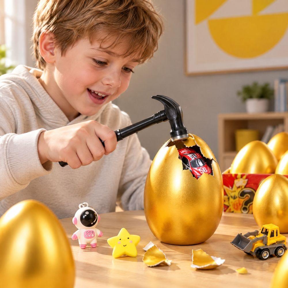 Golden Egg Surprise Punch Box Surprise Smash Golden Egg Lucky Draw Golden Egg  Box  Reward