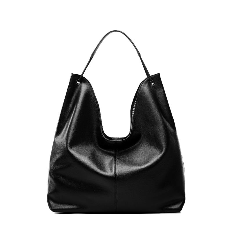 

FOXER 2026 New Simple Women s Shoulder Bag Genuine Leather Large Capacity Handbag Ladies Underarm Bag Commuting Purse for Girls