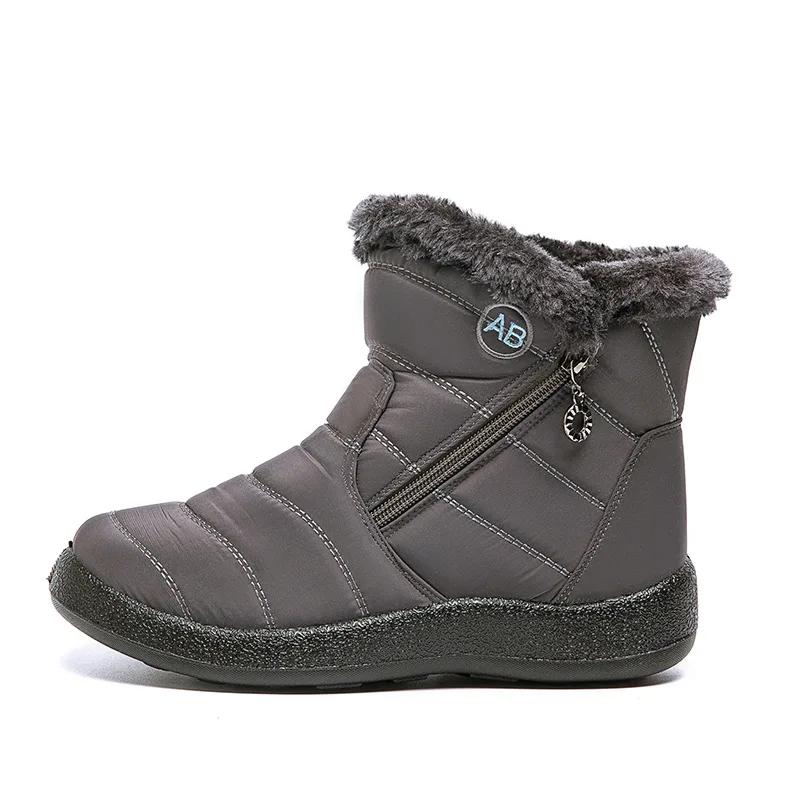 Women's Boots Warm Winter Boots Ankle Fur Bota Feminina Winter Shoes For Women Waterproof Snow Boots Female Short Botines
