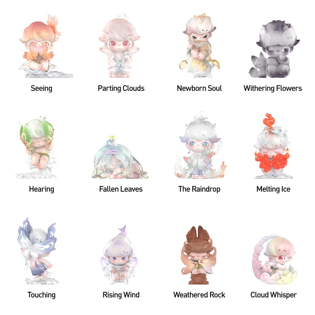 POP MART DIMOO Shapes In Nature Series Box of Pop Mart Gachapon Blind Box Plastic Premium PVC Soft Original Birthday Gifts [Assorted 12] Figures,