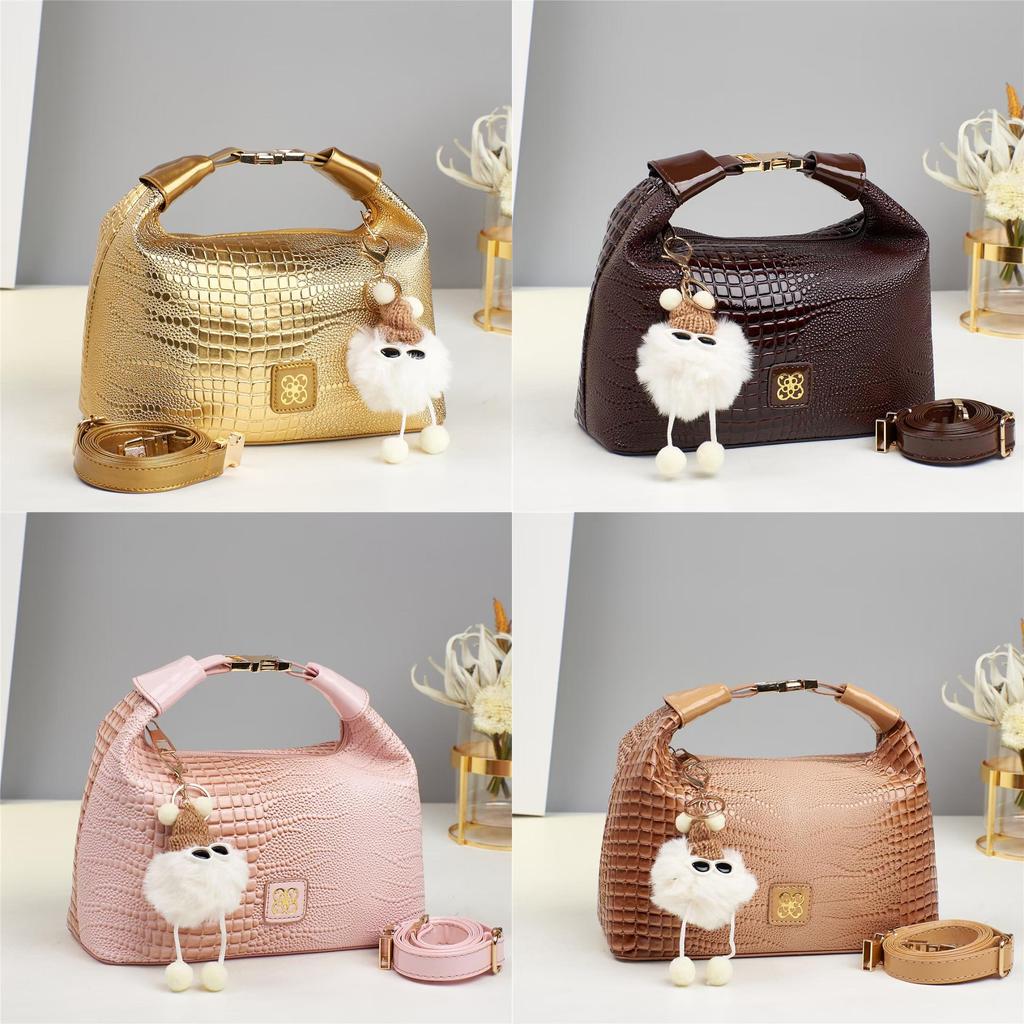 Borsa a tracolla a forma di cuscino in PU per lo stile quotidiano con scomparti multipli