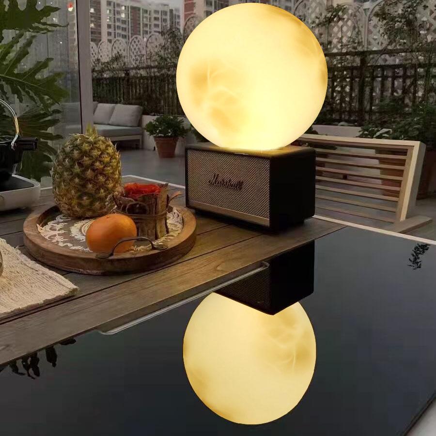 Moon Floor Lamp: Courtyard Landscape Lighting In Various Sizes, Rechargeable & Solar-Powered Options Available