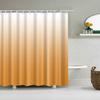Gradient Bath Curtain For Home Decor Waterproof Shower Curtain With 12 Hooks Bathroom Curtain Bathroom Decor Cortina