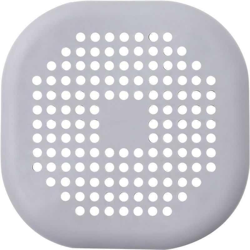 Set of 2 Easy-to-Clean Silicone Sink Filter with Drain Cover, Hair Catcher, and Odor Preventer for Kitchen and Bathroom