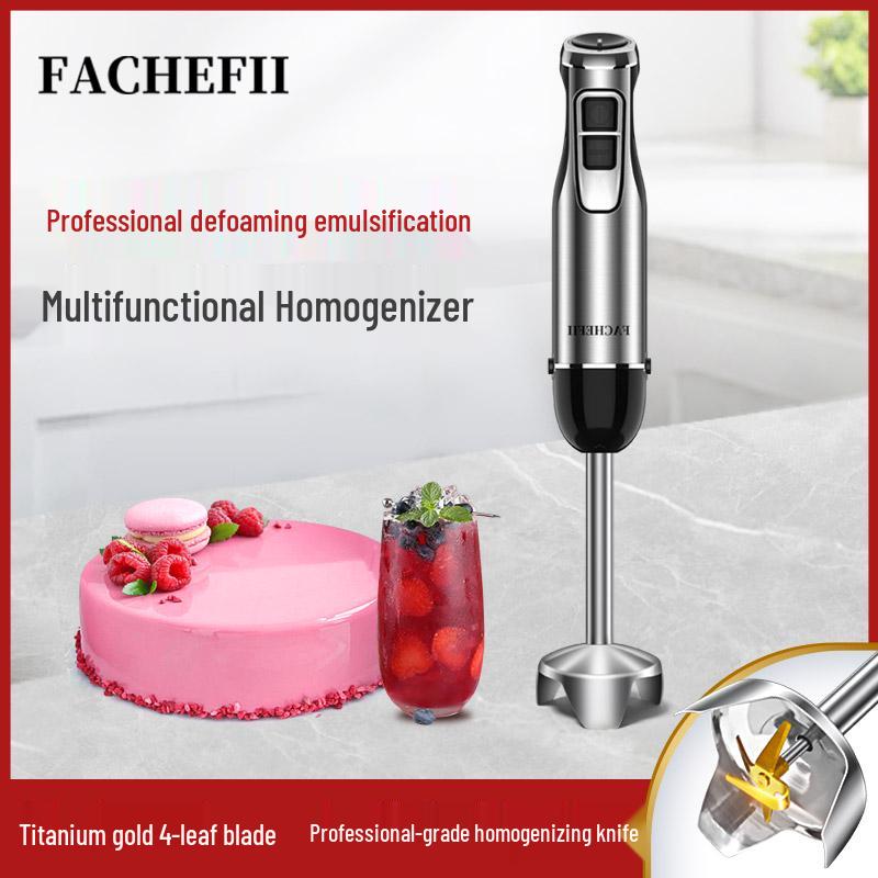German Handheld Immersion Blender & Mixer for Baking, Glaze, Mousse, and More - Multifunctional & Commercial-Grade