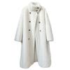 Long imitation mink coat women's winter new double-breasted fur fur coat coat thickened plush cotton-padded coat