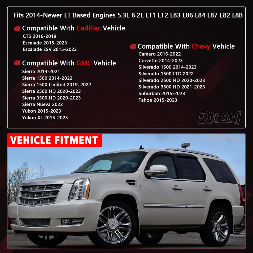 Engine Intake Manifold Gasket Runner Seals Compatible with Chevy GMC Cadillac Vehicles for 2014-Newer LT Based Engines 5.3L 6.2L LT1 LT2 L83 L86 L84