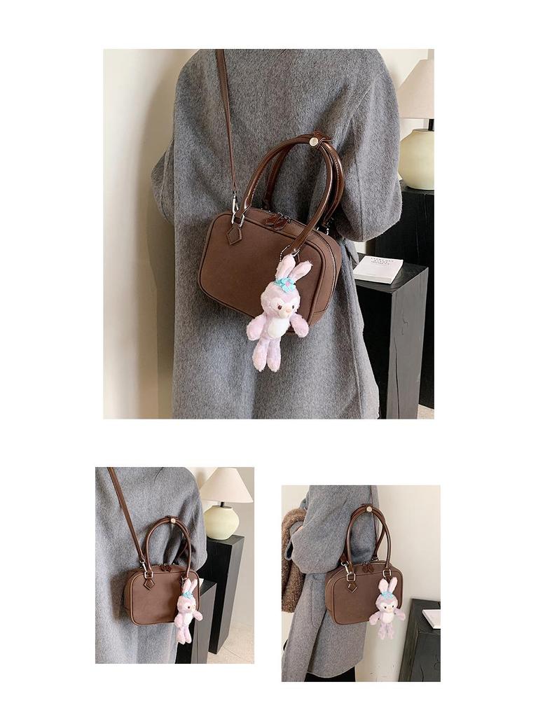 This Year's Trending 2025 Women's Frosted All-Match Crossbody Handbag - Small Square Design