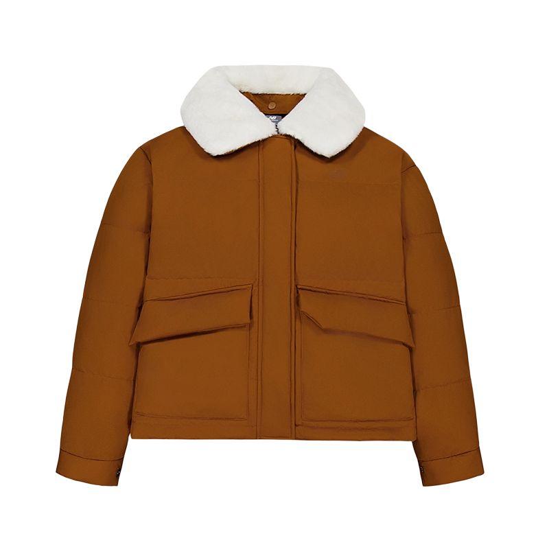 New Balance FW25 Classics Collection, Thickened Loose Fit Fleece Lined Long Sleeved Down Jacket Women s OC NPF42532-OC L