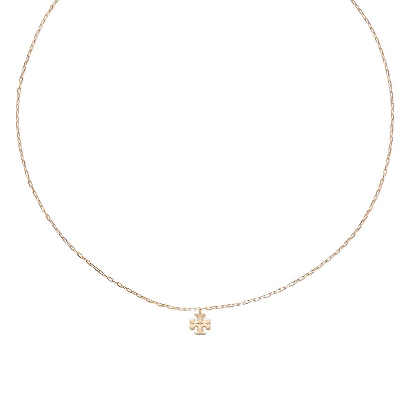 TORY BURCH Kira Brand Design Brass Necklace Women s Gold 164616-720-gold F