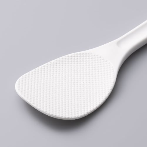 Kai Corporation KAI Rice Rice Paddle, Non-Stick, Double Embossed, 24cm, Dishwasher Safe, KAI KITCHEN, White, Made in Japan, DH8113