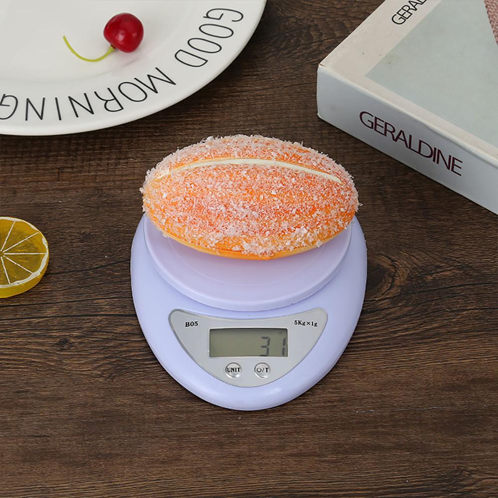 5kg Household Kitchen Small Electronic Scale Baking Kitchen Scale Food Weighing Mini Home Kitchen Scale for Baking Measurement
