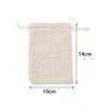 5-10pcs/lot Beige Linen Drawstring Bags Jewelry Gifts Candy Packaging Burlap Bag For DIY Beads Bracelet Necklace Storage Pouches
