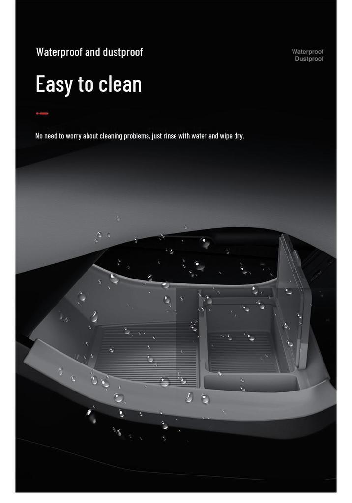 Silicone Dustproof Storage Box for BYD N8L Center Console