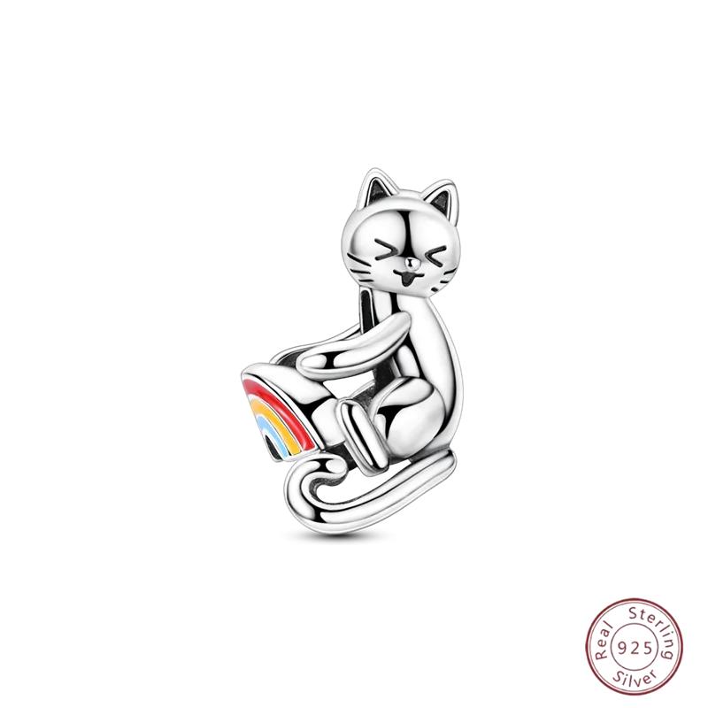 Firefly Cute Cats And Dogs Beaded Copper Pendant Suitable For Original Charms Bracelet Diy Exquisite Women Jewelry