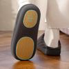 Jie Liya Men's and Women's Non-Slip Antibacterial Indoor Cotton Slippers for Autumn/Winter - Silent, Warm, Simple Design