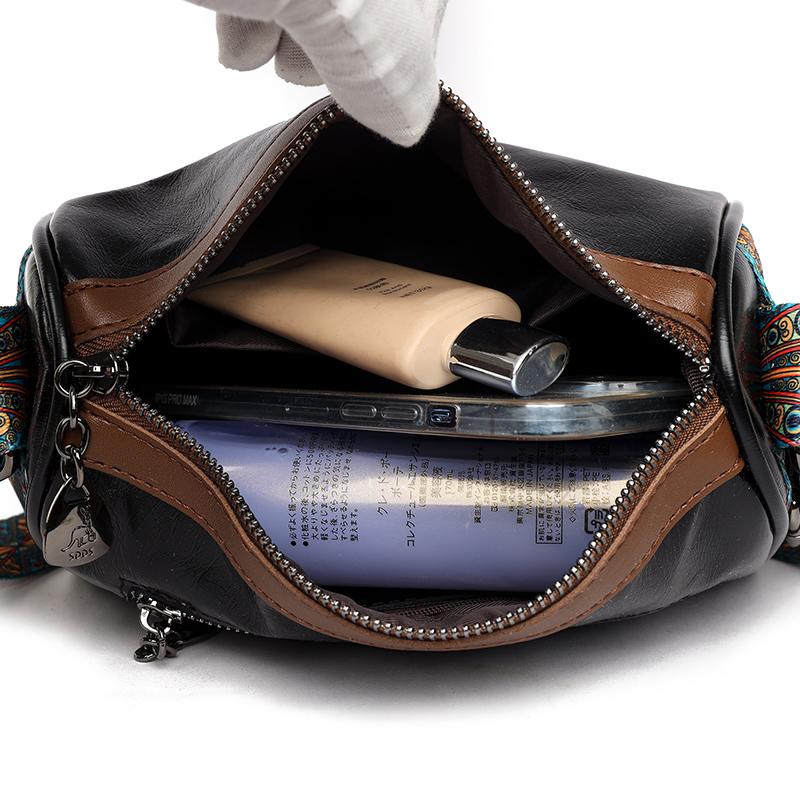 Oil Wax Skin Shoulder Crossbody Bags for Women Wallet Brand Leather Ladies Designr Handbags Winter Style Messenger Bags Sac Main