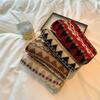 Women's Winter Scarf Sweet Style Warm Scarf Knitted Scarf Winter Retro Thickened Warm Scarf Fashion Scarf