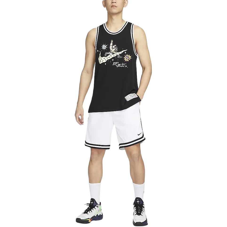 Nike DNA Basketball Shorts Men's White/Black/Black FN2652-100