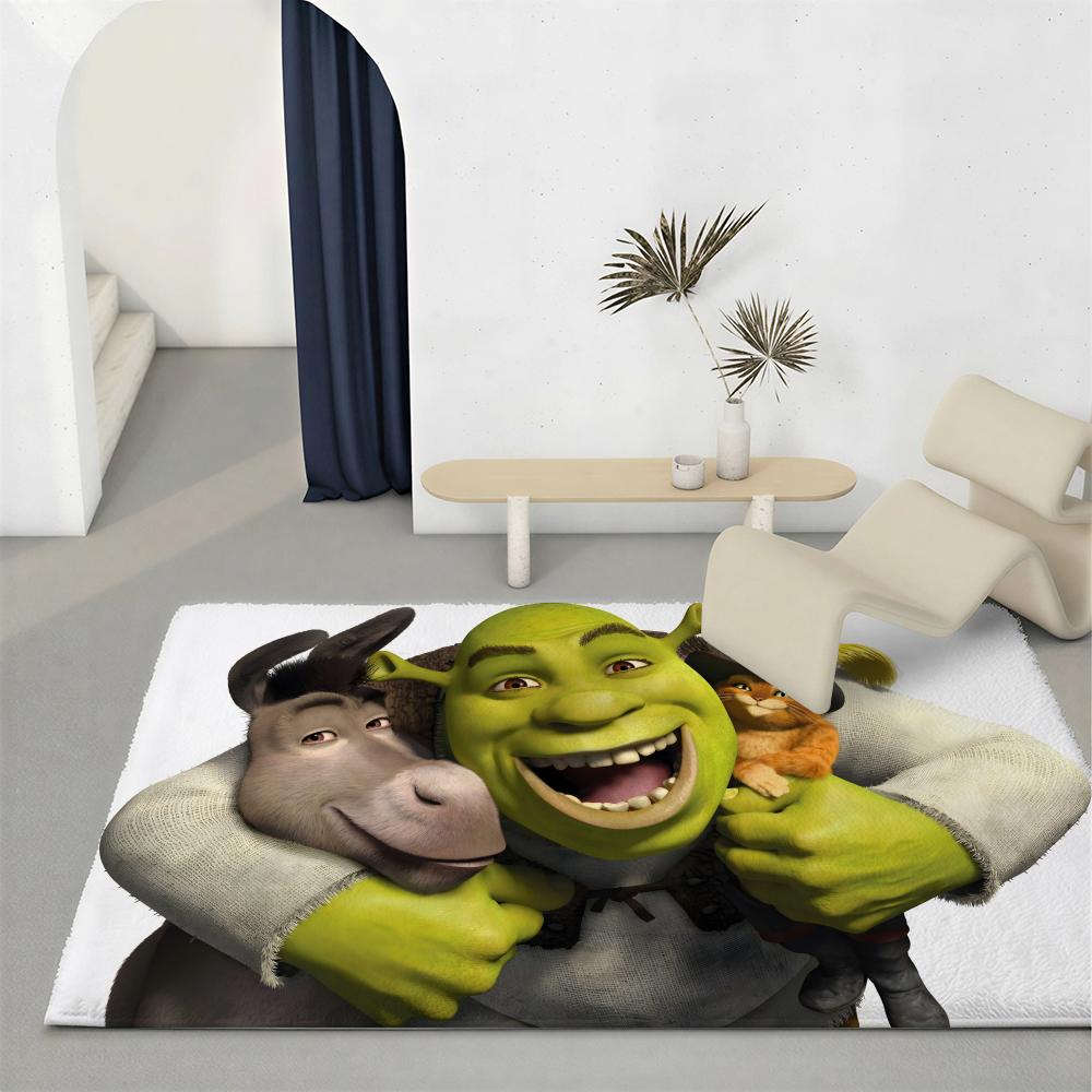 Klassieke Film S-ShrekS Vloermat Eco-vriendelijke Flanellen Deurmat Antislip Geurloos Zacht Kort Pluche Binnen Vloerkleed
