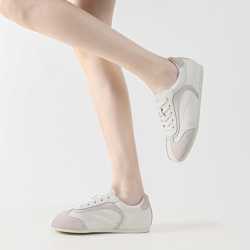 Summer Women's Sports Shoes Versatile Casual Flat-soled Single Shoes Little White Shoes 2025 New German Training Shoes Soft-soled Non-slip Women's Sh