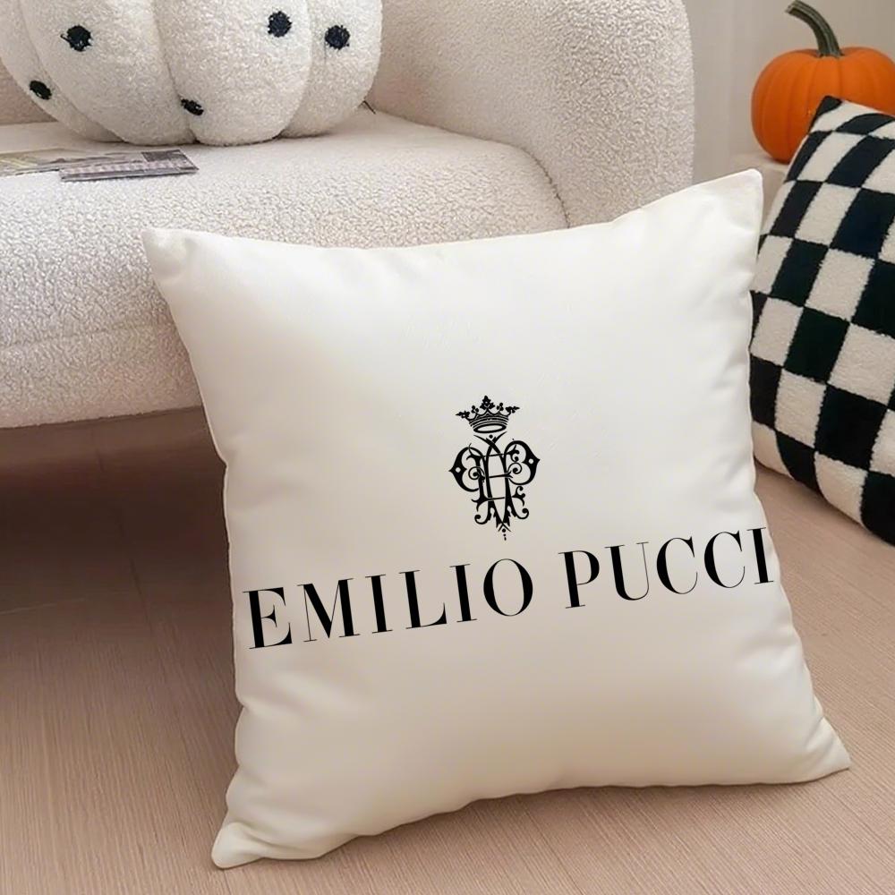 fashion vibrant EEEmilio Pucci Cushion Cover Throw Pillow Cover Hidden Button Durable Polyester Chair Cushion