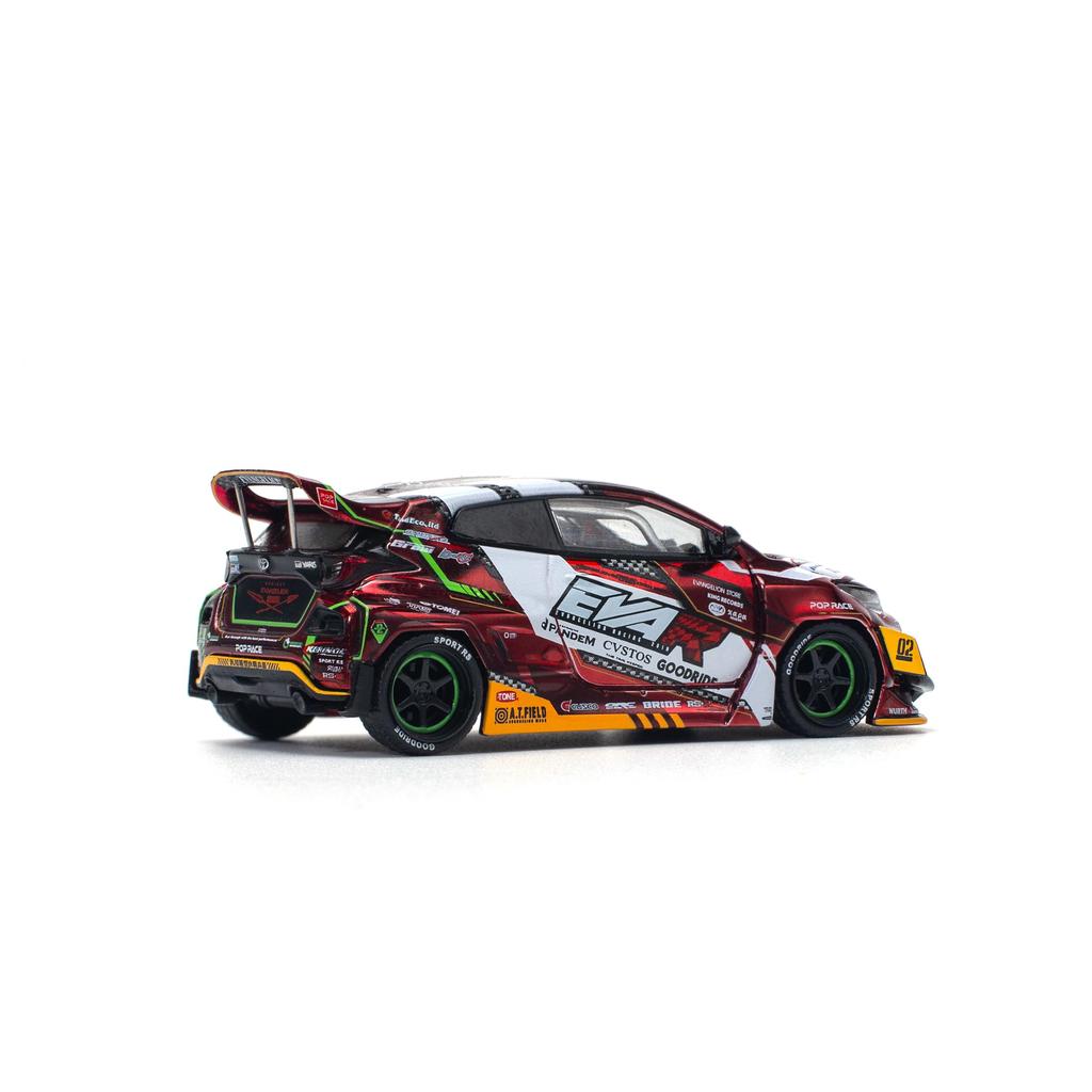 POP RACE Eva RT Unit 2 GOODRIDE GR Yaris PR640126 1/64 (Finished Model)