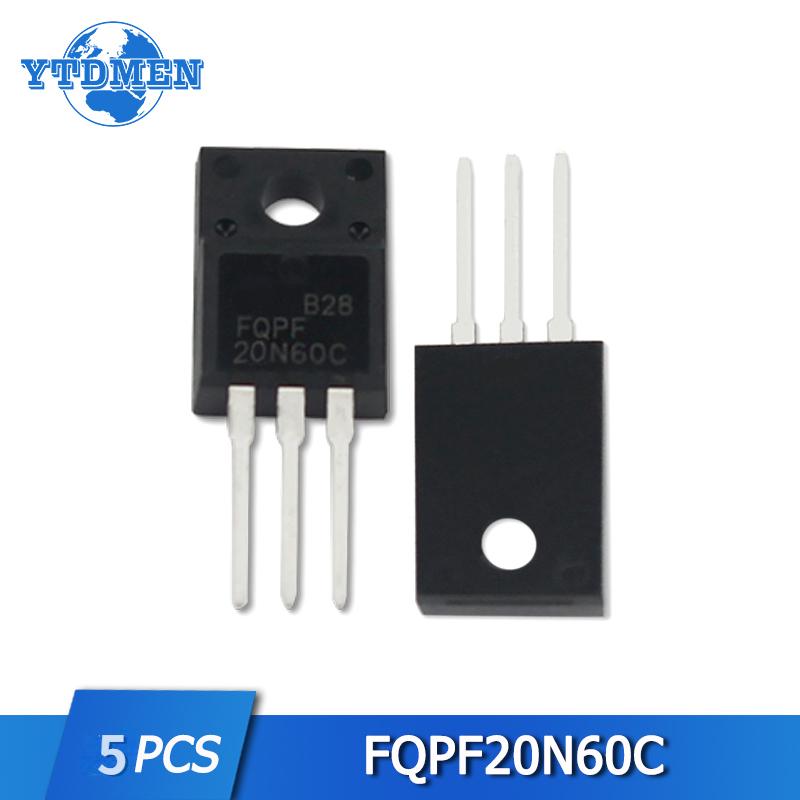 5 buc 20N60 Mosfet FQPF20N60C FQPF20N60 600V 20A TO-220 Kit Transistori