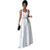 2026 Summer V-Neck Halter Slimming Bodycon Dress - European & American Women's Fashion
