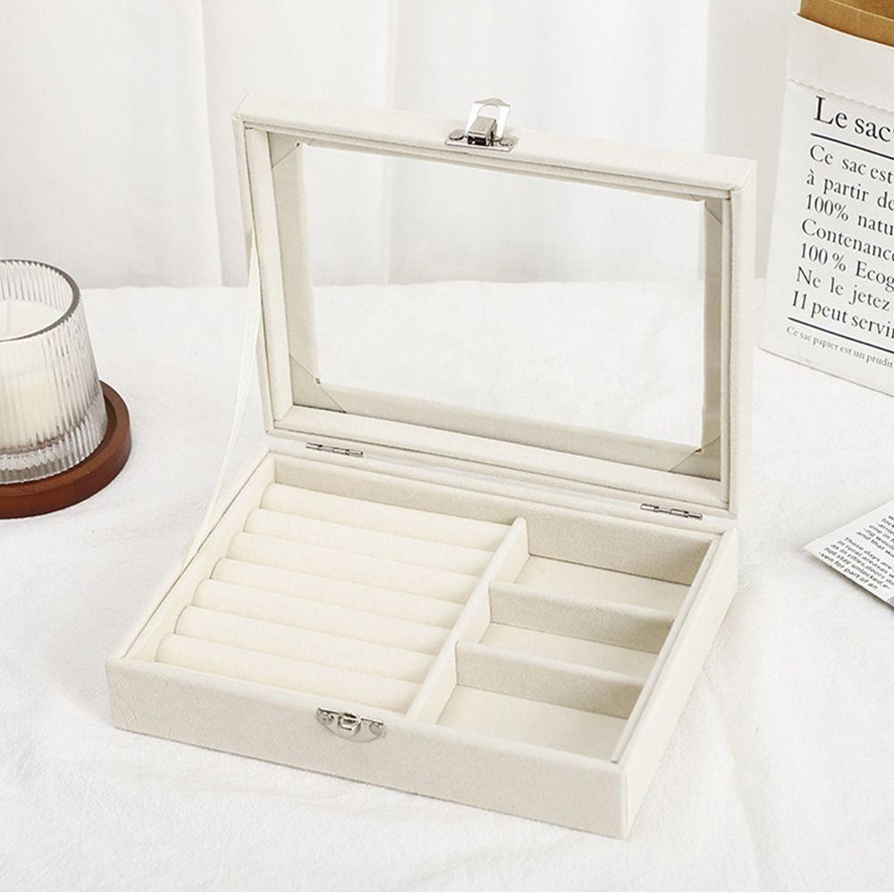 Velvet Necklace Display Tray Stackable Organizer Trays Showcase Drawer  Ring Bracelet Necklace