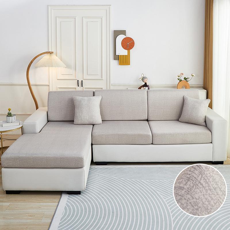 Stretch Sofa Seat Cushion Cover Furniture Protector Slipcover Sofa Covers for Living Room Soft Flexibility with Elastic Bottom