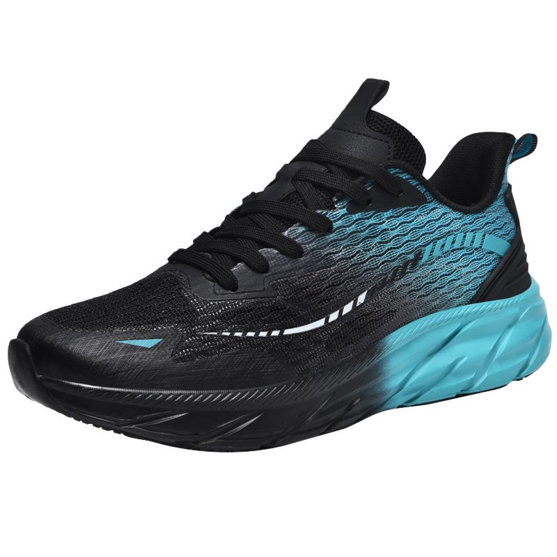 Summer Men's Shoes Mesh Breathable Jogging Shoes Shock-Absorbing Soft Sole Sports Running Shoes