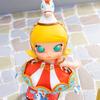 New POP MART MOLLY Rotatable Wooden Doll Trendy Figures 13cm PPMT-2310-0047