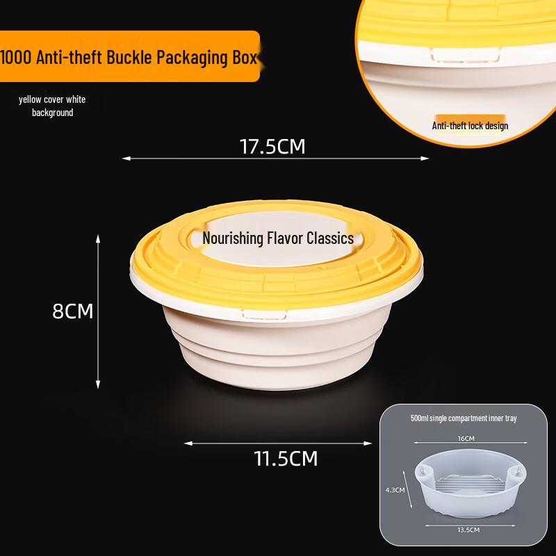 Handun Takeout Food Container with Inner Tray