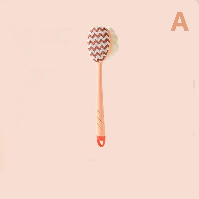 Long Handle Bath Brush Massager Back Rubbing Body Exfoliating Brush Cleaning Tools Soft Shower Tools