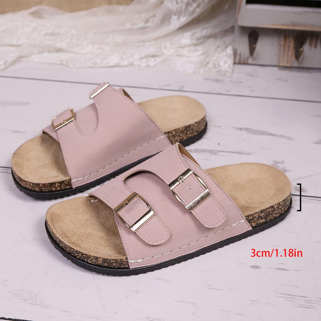 Fashion 2025 Ladies Slippers New Beach Open Toe Flats Female Large Size Comfort Sandals Casual Fashion Women's Slippers Zapatos Mujer
