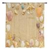 Different Seashells On Beach Sand Sheer Curtains Bedroom Voile Curtain Living Room Window Sheer Curtains Kitchen Tulle Drapes