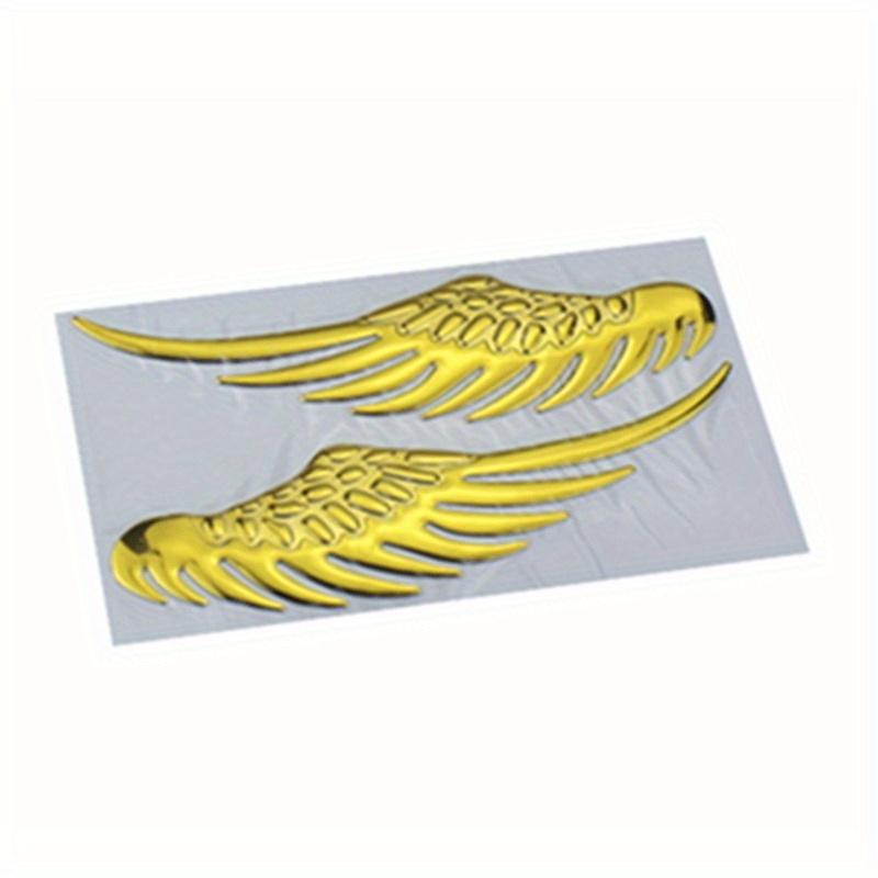 

Пара 3D Крылья Автомобильные Наклейки Персонализированная Эмблема Мотоциклетная Наклейка Внедорожный Двойной Спорт Байк Квадроцикл Скутер Чоппер Кастом one-size золотой